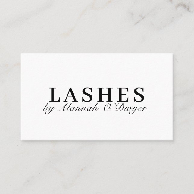 Modern, Simple, Elegant Business Card (Front)