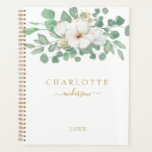 Modern, simple, elegant eucalyptus flower planner<br><div class="desc">Modern,  simple,  elegant eucalyptus flower planner.
Just edit your product in a few minutes. You can change the font/size/colour and position using "further personalise".</div>