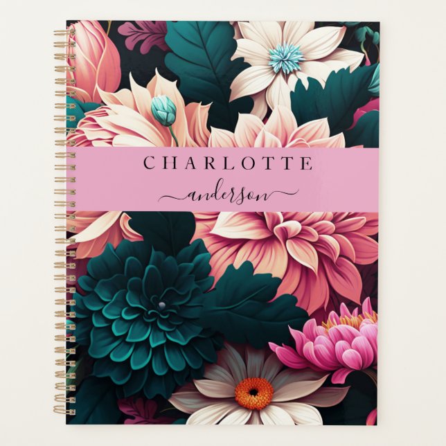 Modern, simple, elegant flower planner (Front)