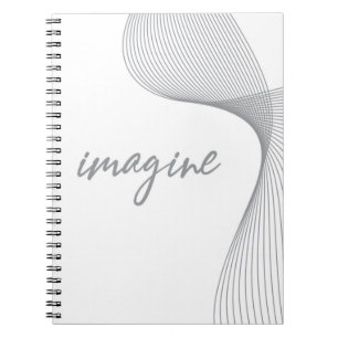 Modern, simple, elegant graphic design of Imagine Notebook
