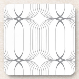 Modern, simple elegant luxury illustration pattern coaster