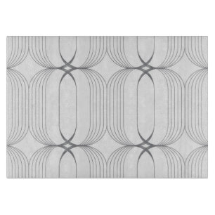 Modern, simple elegant luxury illustration pattern cutting board