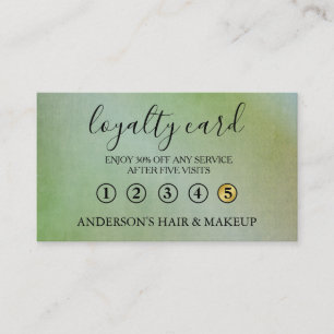 Modern Simple elegant typography Loyalty Card