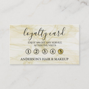 Modern Simple elegant typography Loyalty Card