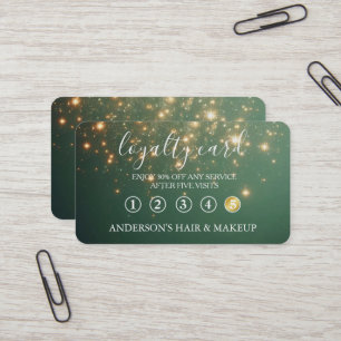 Modern Simple elegant typography Loyalty Card