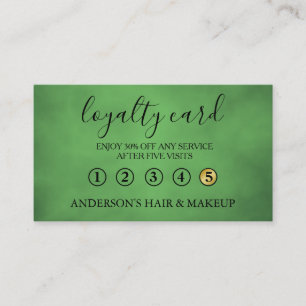 Modern Simple elegant typography Loyalty Card