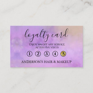 Modern Simple elegant typography Loyalty Card