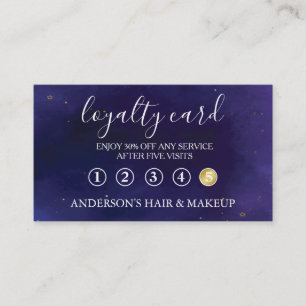 Modern Simple elegant typography Loyalty Card
