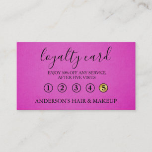 Modern Simple elegant typography Loyalty Card