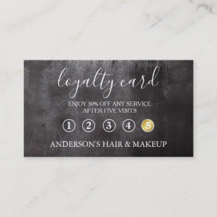 Modern Simple elegant typography Loyalty Card