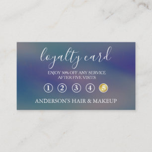 Modern Simple elegant typography Loyalty Card