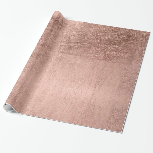 Modern simple faux rose gold Wrapping Paper