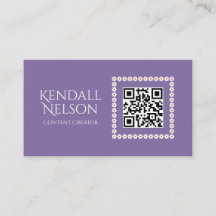 Modern Simple Floral for Creatives with QR Code 