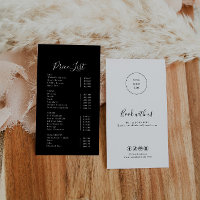 Modern Simple Formal Calligraphy Black Price List