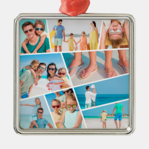  Modern Simple Fun Custom 9 Images Collage Photos Metal Tree Decoration