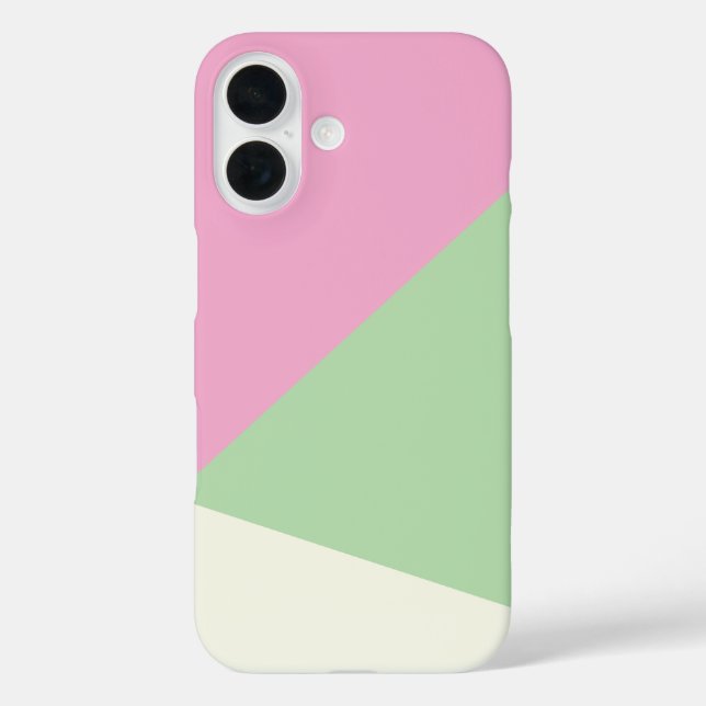 Modern Simple Geometric Colour Block Case-Mate iPhone Case (Back)
