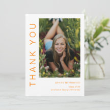 Modern Simple Graduate Photo Graduation