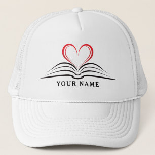 Modern Simple I Heart Name Bachelorette Party Trucker Hat