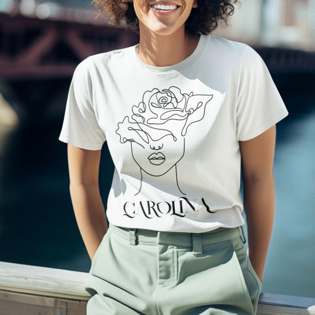  Modern Simple Line Art, Boho Chic T-Shirt (Creator Uploaded)