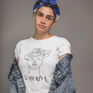 Modern Simple Line Art, Boho Chic T-Shirt