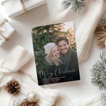 Modern Simple Merry Christmas Overlay Photo
