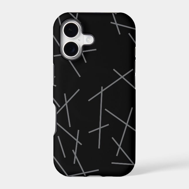 Modern, simple, messy, trendy graphic line pattern (Back)