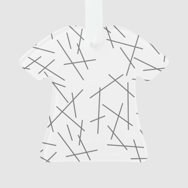 Modern, simple, messy, trendy graphic line pattern ornament (Back)