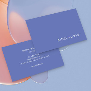 Modern Simple Minimal Girly Pretty Business Card