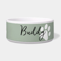 Modern simple minimal paw print personlaized
