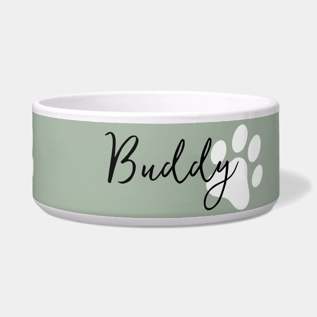 Modern simple minimal paw print personlaized (Front)