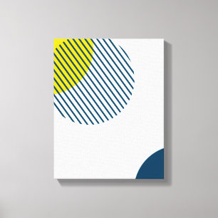 Modern, simple, minimal, trendy urban abstract art canvas print