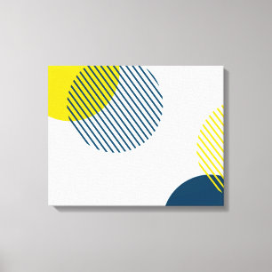Modern, simple, minimal, trendy urban abstract art canvas print