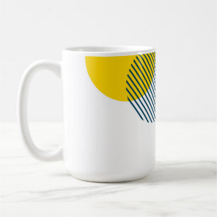 Modern, simple, minimal, trendy urban abstract art coffee mug