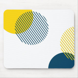 Modern, simple, minimal, trendy urban abstract art mouse mat