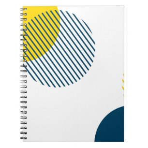 Modern, simple, minimal, trendy urban abstract art notebook