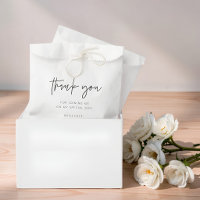 Modern Simple Minimalist Chic Thank You