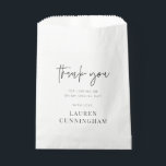 Modern Simple Minimalist Chic Thank You Favour Bags<br><div class="desc">Design is composed of modern chic typography with sans serif and serif font.</div>