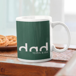 Modern Simple Minimalist Design for Dad Coffee Mug