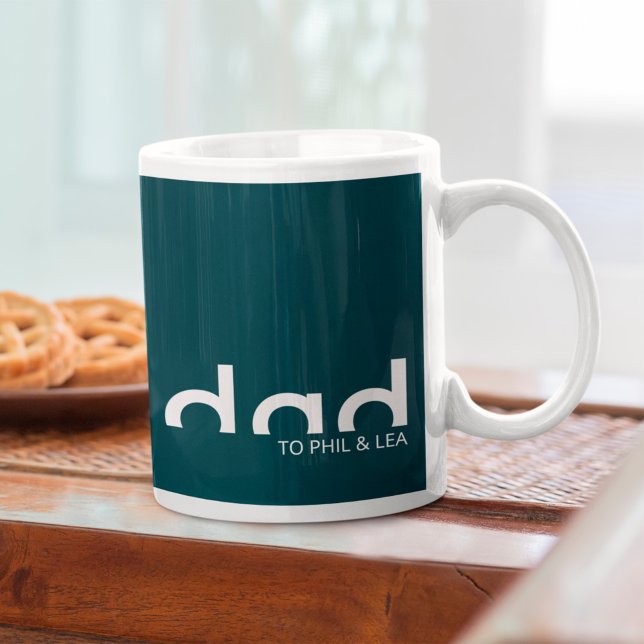 Modern Simple Minimalist Design for Dad Coffee Mug (Creator Uploaded)