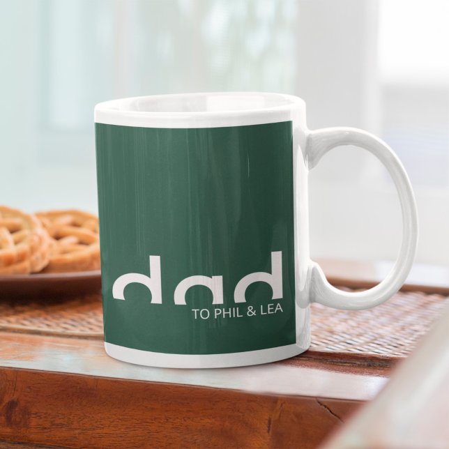 Modern Simple Minimalist Design for Dad Coffee Mug (Creator Uploaded)
