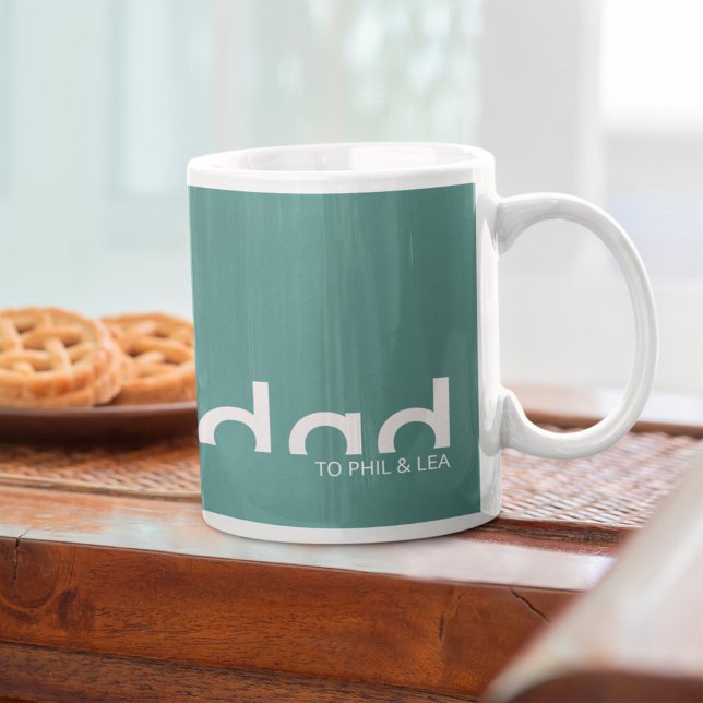Modern Simple Minimalist Design for Dad Coffee Mug (Creator Uploaded)