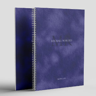Modern Simple minimalist purple foil Metallic Notebook
