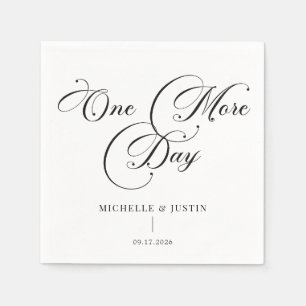 Modern Simple Minimalist Rehearsal Dinner Napkin