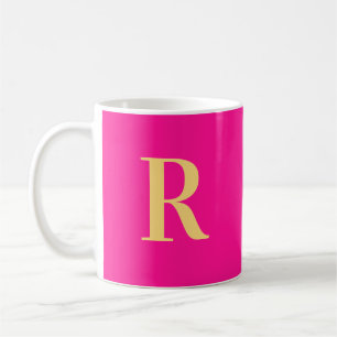 Modern Simple Monogram Coffee Mug