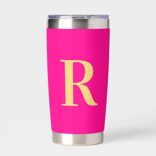 Modern Simple Monogram  Insulated Tumbler