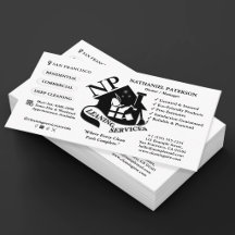 Modern Simple Monogram Logo Cleaning Services