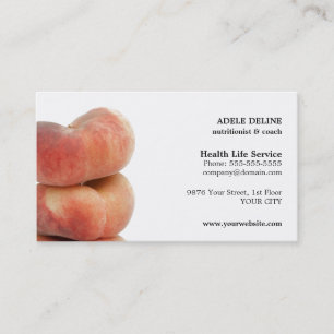 Modern Simple Nutritionist Business Card
