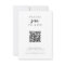 Modern Simple Online QR Code Wedding