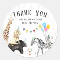 Modern Simple Party Animal Thank You