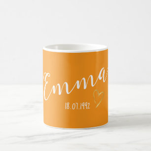 Modern Simple Personalised Gift Name  Coffee Mug